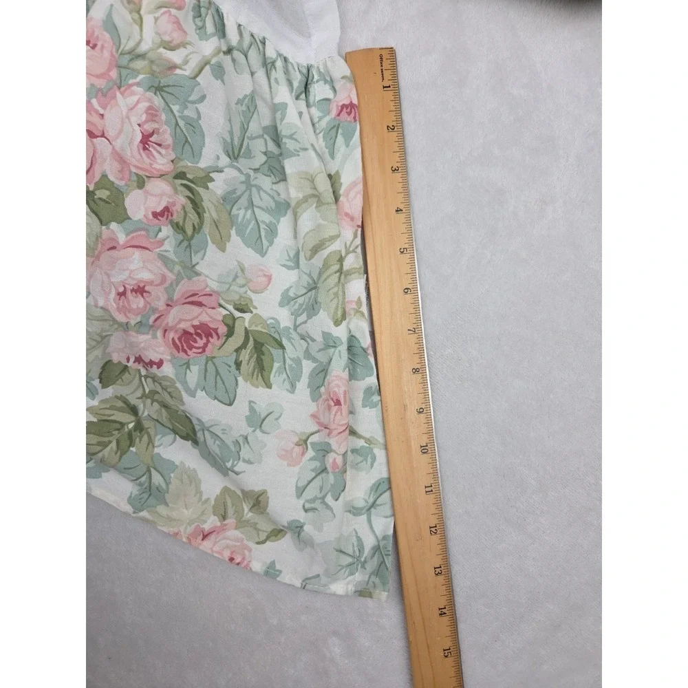 Vtg 80s Laura Ashley Cottage Rose Floral Paisley Comforter Sham Dust Ruffle Set